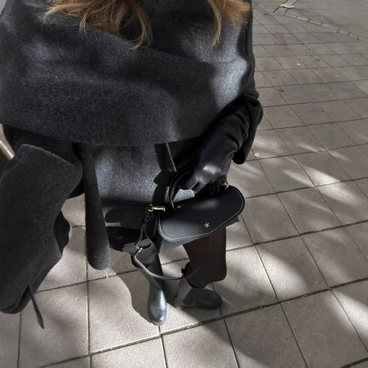 Chloe | Women Elegant Draped Cape Coat